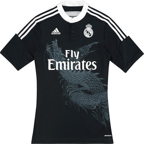 Tailandia Camiseta Real Madrid Tercera equipación Retro 2014 2015 Negro